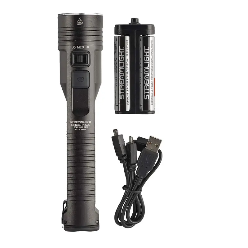 Streamlight Stinger Led Flashlight Kit – 2000-Lumen Rechargeable Tactical Light 1