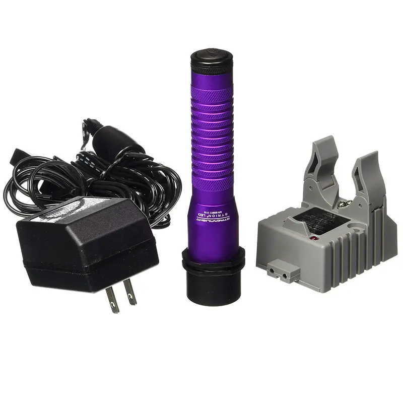Streamlight Strion Led Anodized Purple Flashlight Kit With Ac/Dc Charging Capability 1