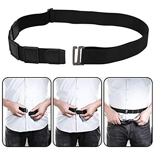 Stretchable Shirt Tucker Belt – Universal Unisex Waist Strap For Neat, Tucked-In Shirts 1
