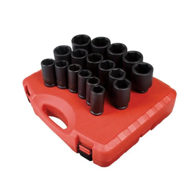 Sunex 17-Piece 3/4" Drive Sae Deep Impact Socket Set 1