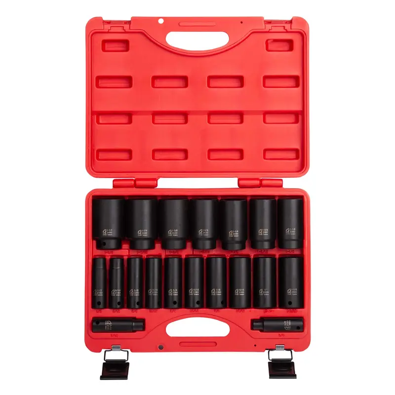 Sunex 2641 19-Piece Sae Deep Impact Socket Set – 1/2-Inch Drive 1