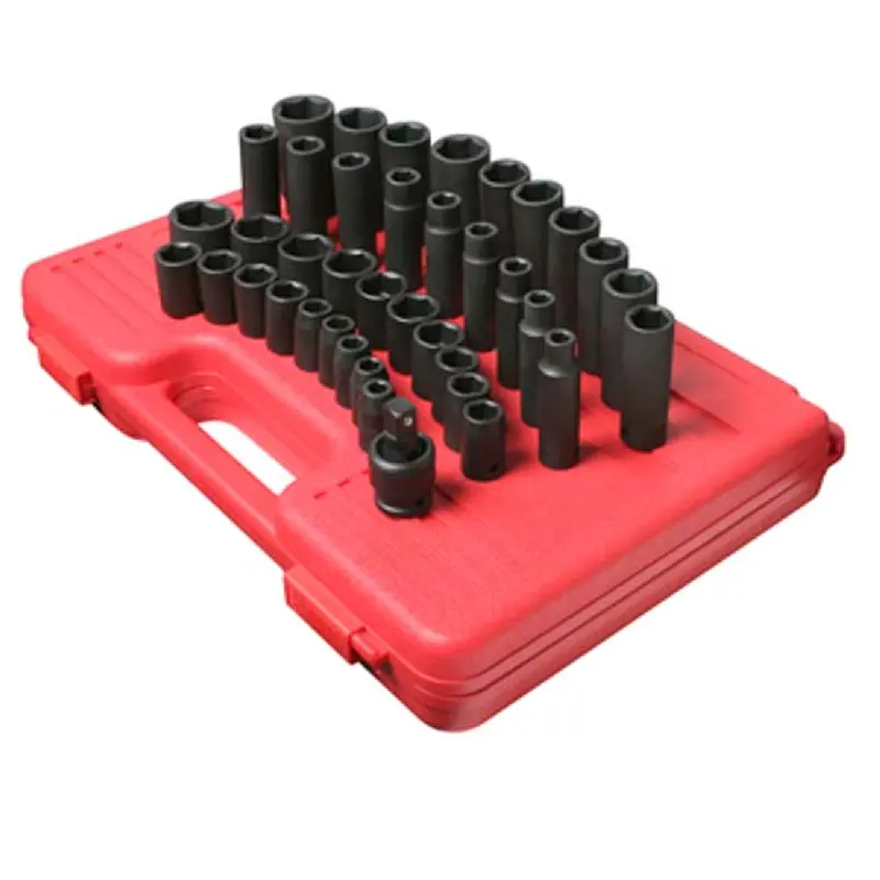 Sunex 2668 1/2" Drive 39-Piece Sae Impact Socket Set 1