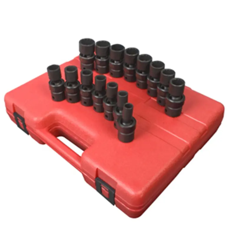 Sunex 2855 12-Piece Universal Metric Impact Socket Set – 1/2-Inch Drive, 12-Point Design 1
