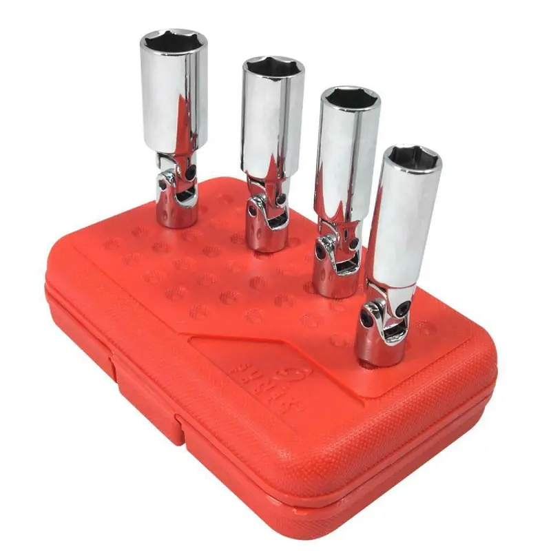 Sunex 3/8-Inch Drive 4-Piece Universal Spark Plug Socket Set 1