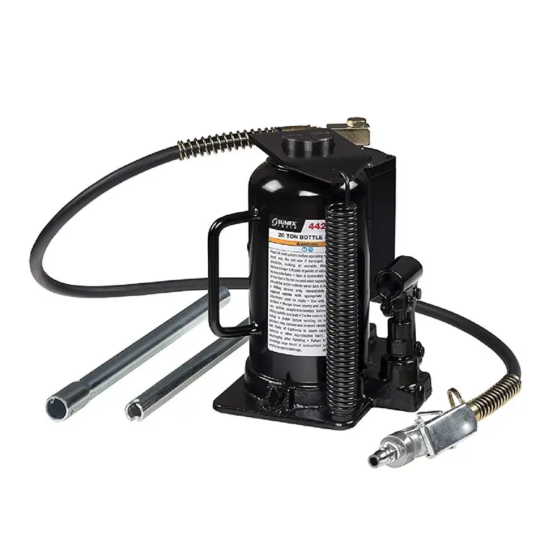 Sunex 4420Ah 20-Ton Air-Hydraulic Bottle Jack – Power-Assisted Heavy-Duty Lift 1