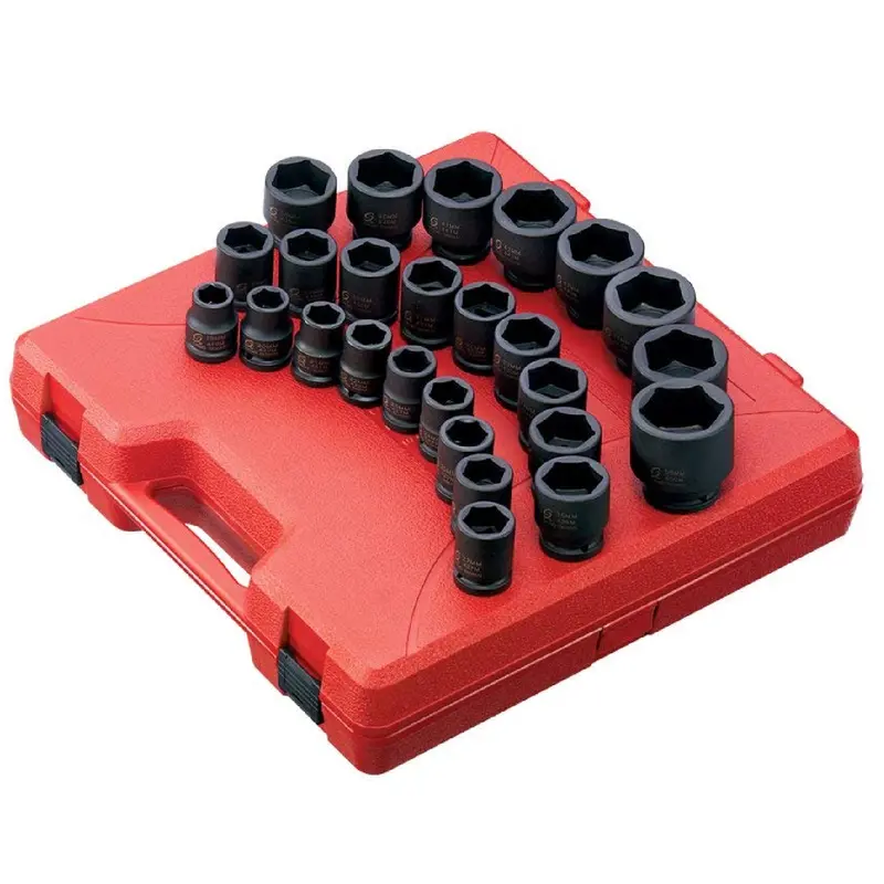 Sunex 4692 26-Piece 3/4" Drive Metric Impact Socket Kit 1