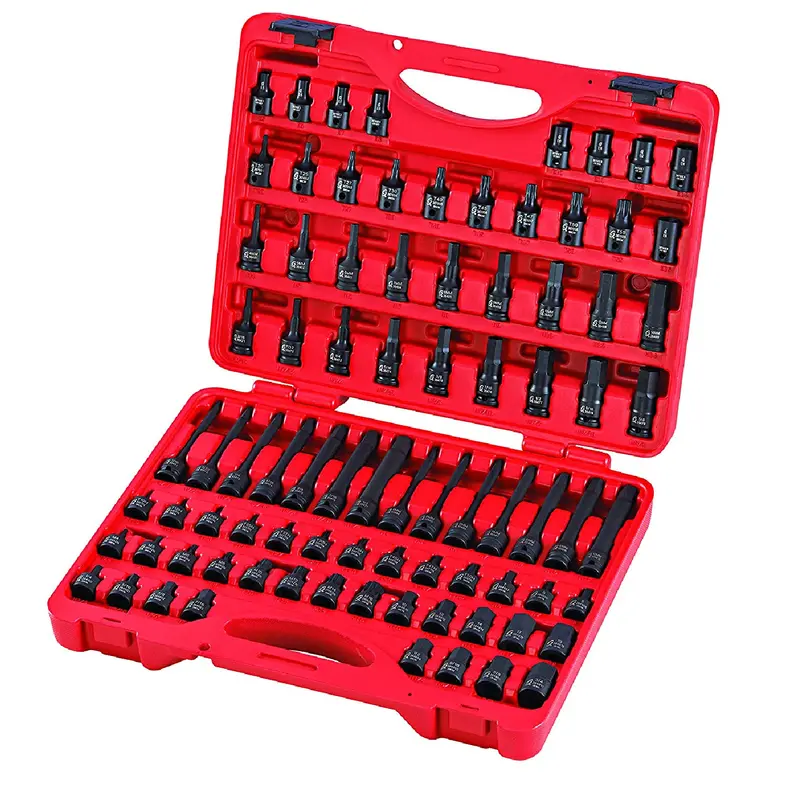 Sunex 84-Piece 3/8" Drive Impact Hex Bit Socket Set 1