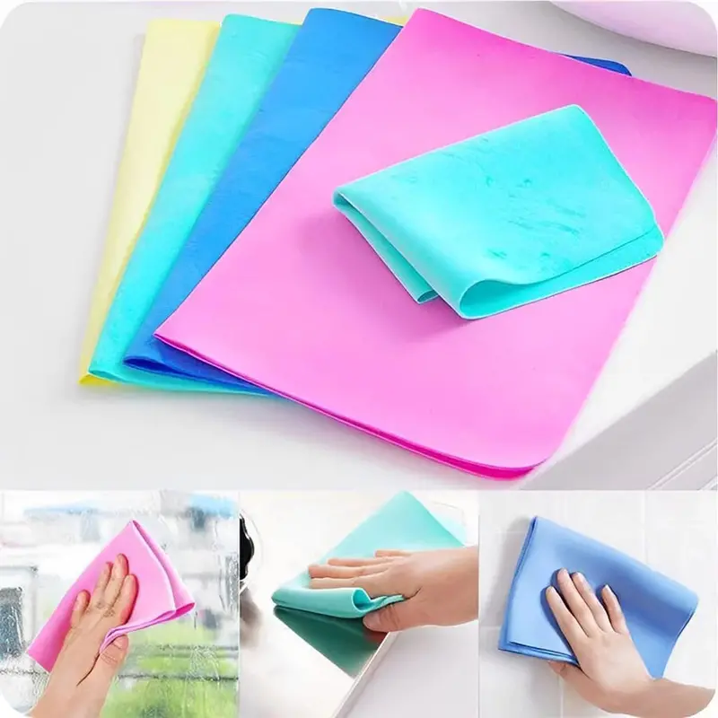 Super Absorbent Reusable Chamois Towel – Soft, Quick-Dry Wipe For Cars, Windows & Everyday Use 1