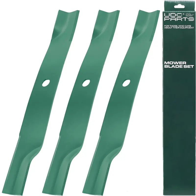 Tcu15881 High-Lift Blades – 3-Pack, Optimized For John Deere 60" Ztrak (Z915E–Z994R), Quik-Trak Q820M/Q850R, And X700 Series 1