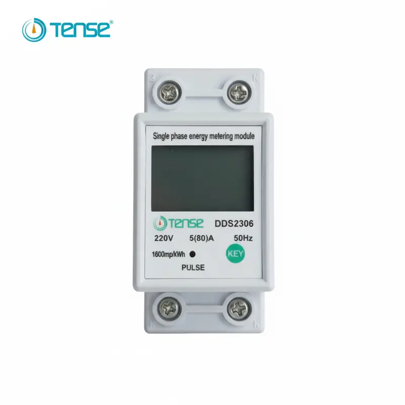 Tense Dds2306 Single-Phase Energy Sub-Meter – 220V, 5(80)A, 50Hz Digital Power Monitor 1