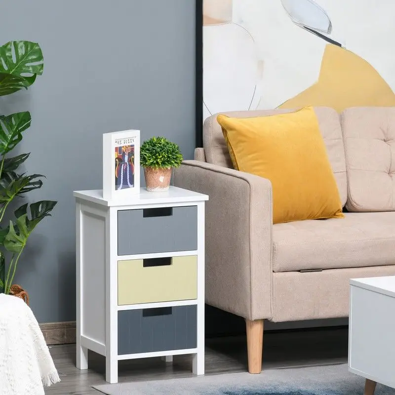 Three-Drawer Freestanding Chest Of Drawers With Detachable Units – Minimalist Home Storage 1