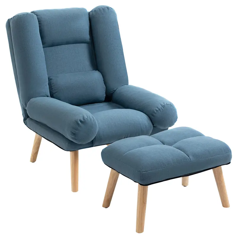 Three-Position Manual Reclining Armchair With Lumbar Support 1