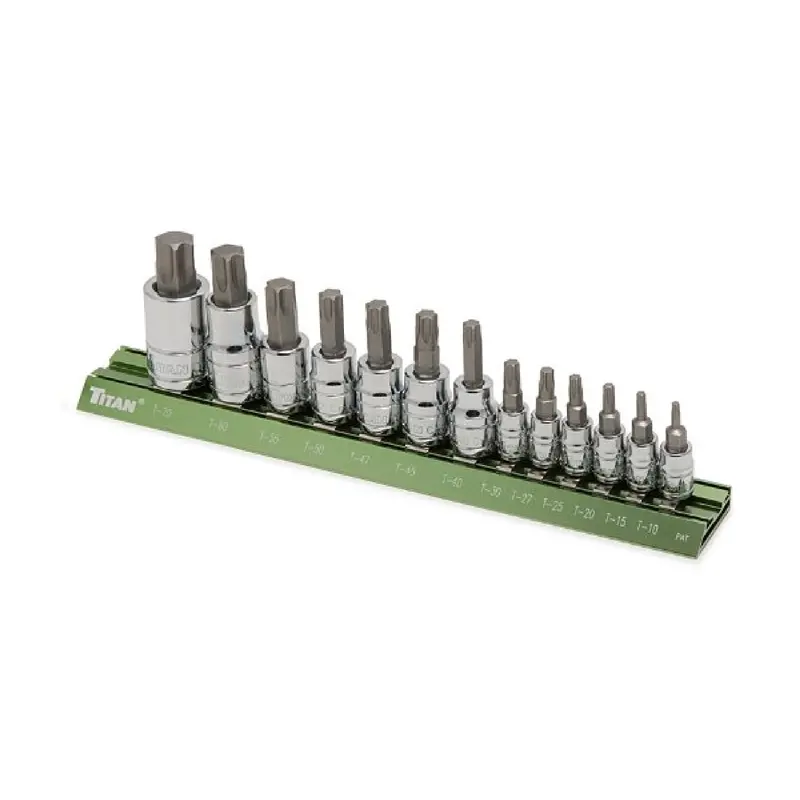 Titan 13-Piece Star (Torx®) Bit Set – T10 To T70 1