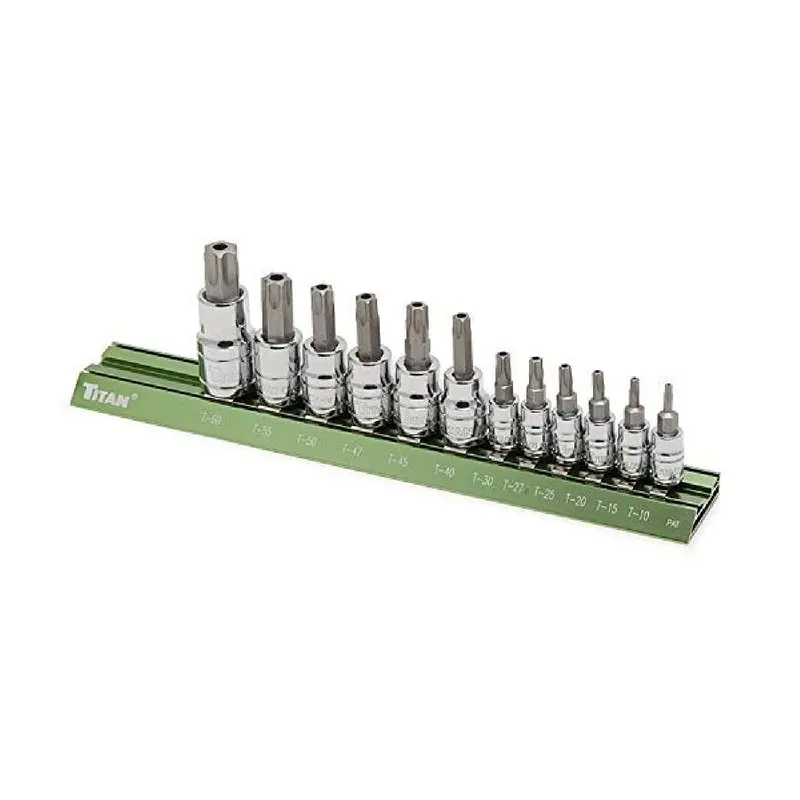 Titan 16121 12-Piece Tamper-Resistant Torx Bit Set 1