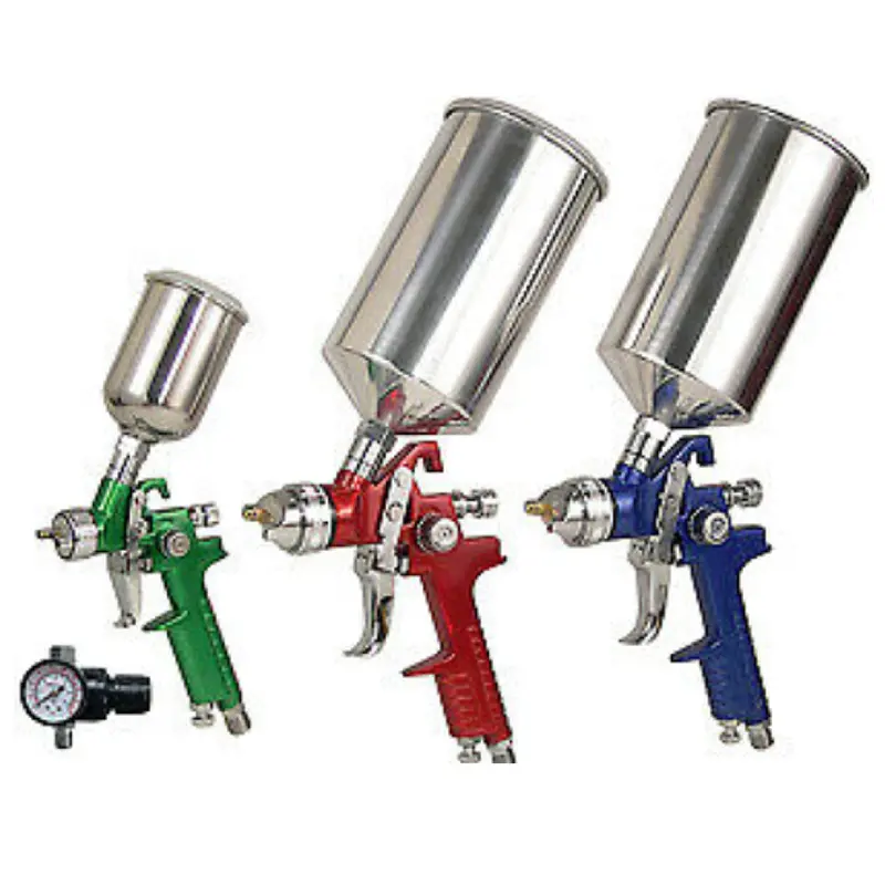 Titan Tools 19221 Spray Gun Kit – 4-Piece Steel-Cased Professional Bundle 1