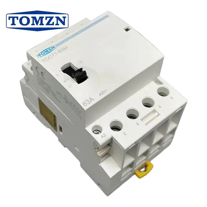 Tomzn Toct1-63M 4-Pole 63A Din Rail Modular Contactor (2No+2Nc, 220V) 1