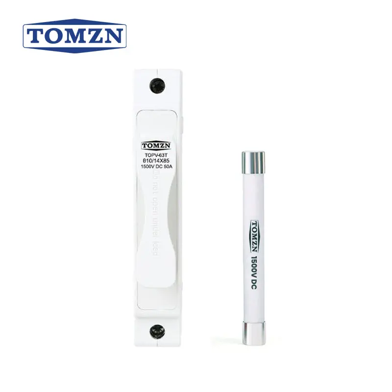 Tomzn Topv 14X85 Gpv Fuse Holder Kit – 25A, 1500V Dc With Overcurrent & Short-Circuit Protection 1