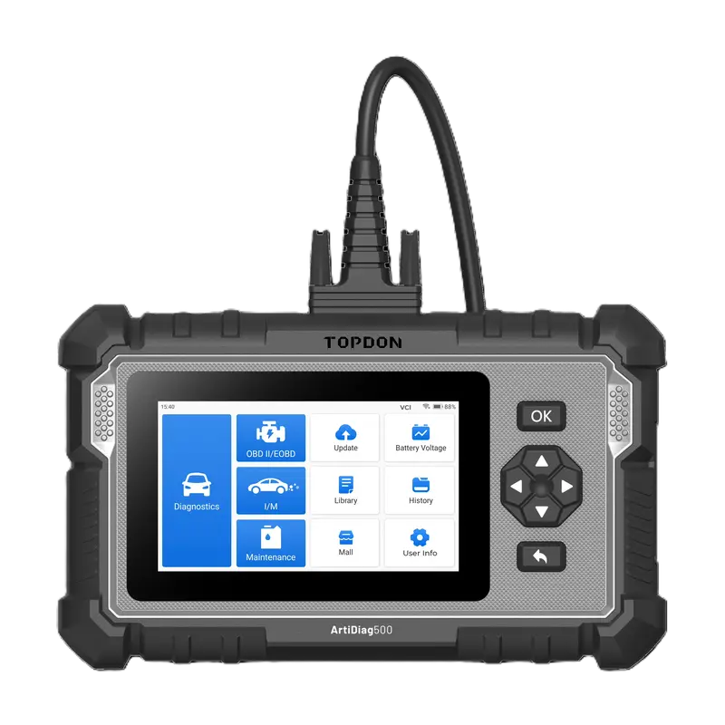 Topdon Ad500 Compact 5-Inch Obd2 Diagnostic Scan Tool For Quick Vehicle Diagnostics 1