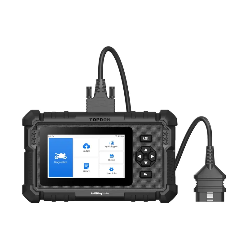 Topdon Artidiag Moto Admoto – 5-Inch Motorcycle-Specific Scan Tool 1