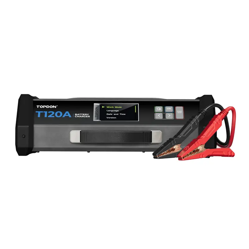 Topdon Tornado120000 T120A Intelligent 12V Battery Charger & Stable Dc Power Supply 1