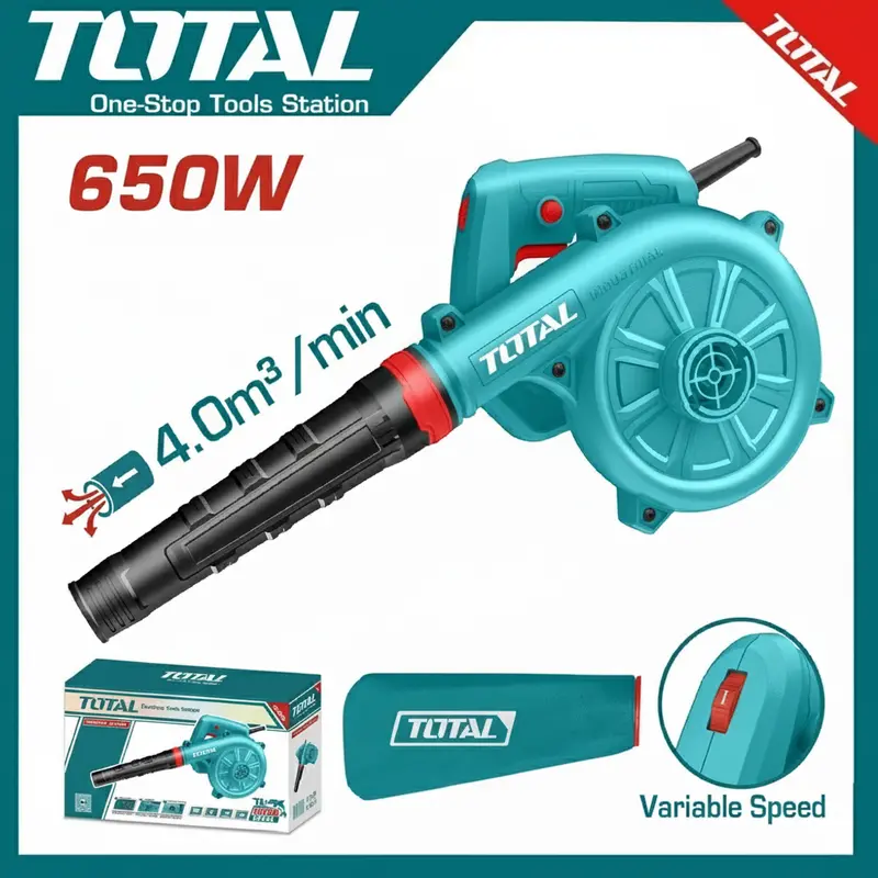 Total 650W Industrial Aspirator Blower – Heavy-Duty Electric Air Compressor Station 1