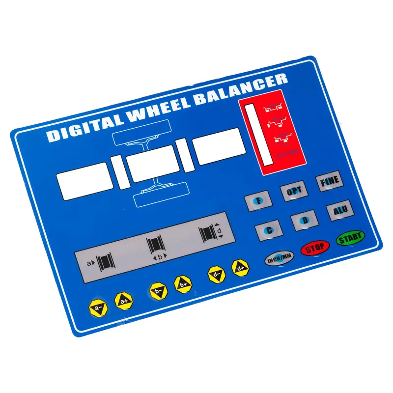 Touch-Sensitive Control Panel — Keyboard Interface For Wheel Balancer Systems 1