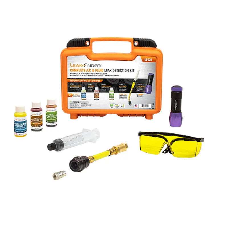 Tracer Lf021 Comprehensive A/C Leak Detection Kit – Oil, Coolant, And Refrigerant Compatible 1