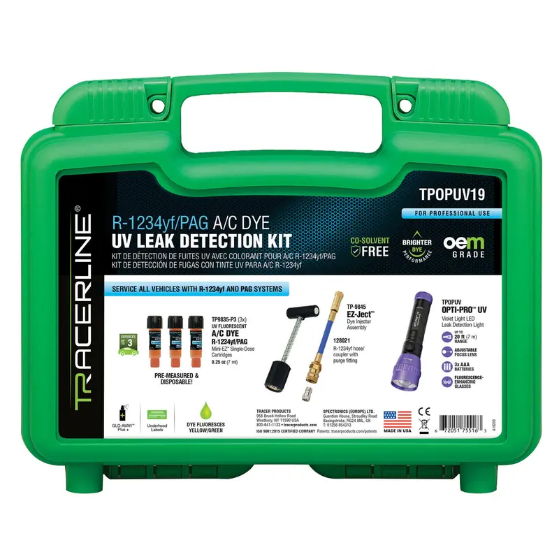 Tracer Oem-Grade R-1234Yf A/C Leak Detection Kit With Uv Dye And Precision Injector (Tpopuv19) 1