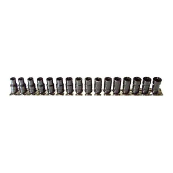 Turbosocket Tscs2516B 16-Piece 1/4" Drive Combination Turbo Socket Set 1