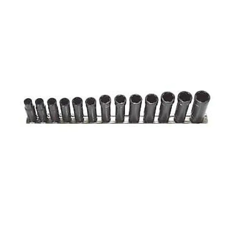 Turbosocket Tscs3813B 13-Piece Shallow-Profile 3/8" Drive Turbo Socket Set (Sae + Metric) 1