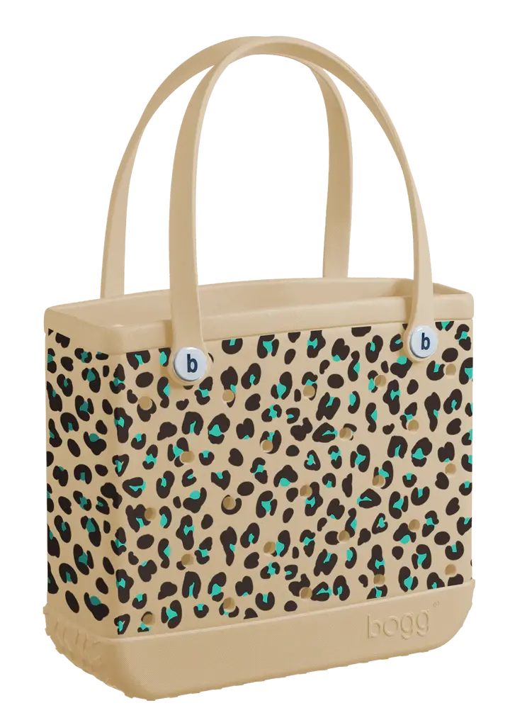 Turquoise Leopard Baby Bogg Bag 1