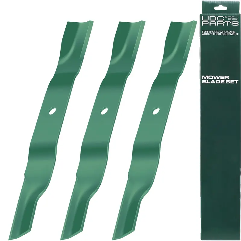 Udc Parts 04771200 High-Lift Blades – 3-Pack, Fits Ariens & Gravely 52" Ikon, Xd, Xl, Ztx, And Zt Series Mowers 1