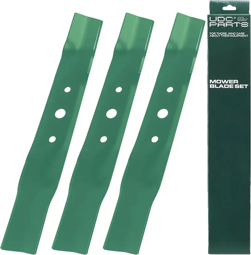 Udc Parts Gx20250 High-Lift Blades – 3-Pack, Designed For John Deere 48" Models (L120/L130/X300–X584/Z325E) 1