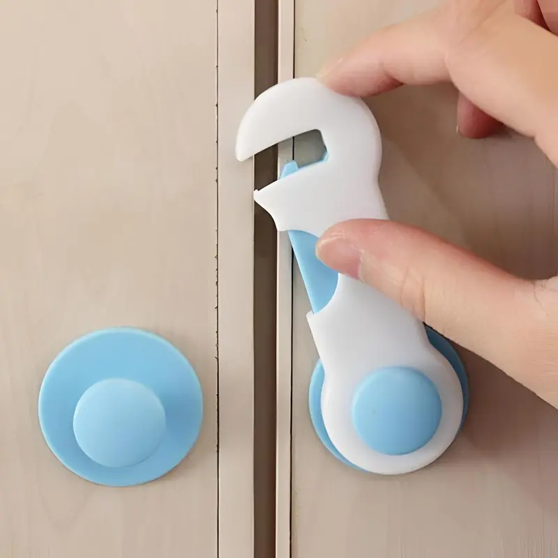 Uk-0406 Adhesive Baby Safety Locks – Non-Toxic Cabinet & Drawer Latches 1