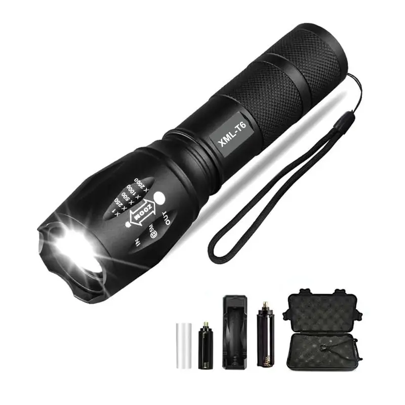 Uk-0491 Rechargeable Cool White Emergency Torch – Portable Power Backup Light 1