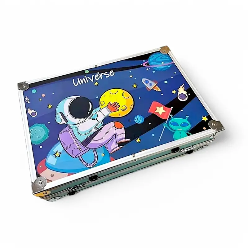 Uk-0841 Unicorn Art Supply Kit – Complete Multi-Media Set With Colored Pencils, Watercolors, Oil Pastels & Brushes 1