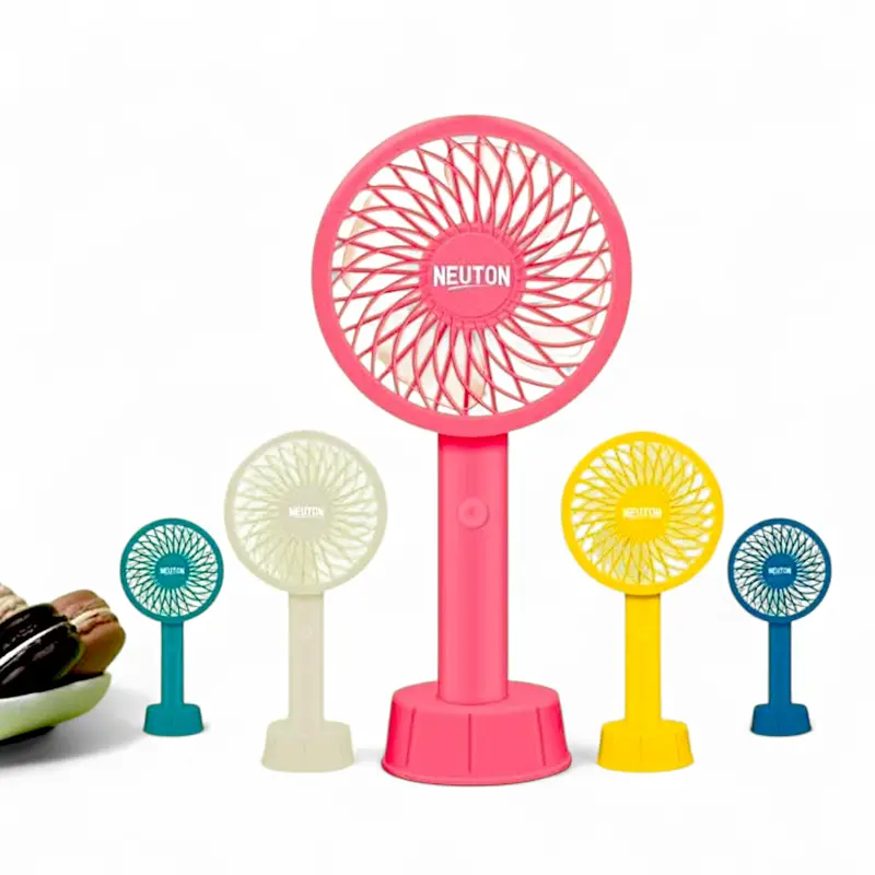 Uk-0860 Compact Usb-Rechargeable Desk Fan – 3-Speed, Lightweight Personal Cooling Fan With Stable Base & 1200Mah Battery 1