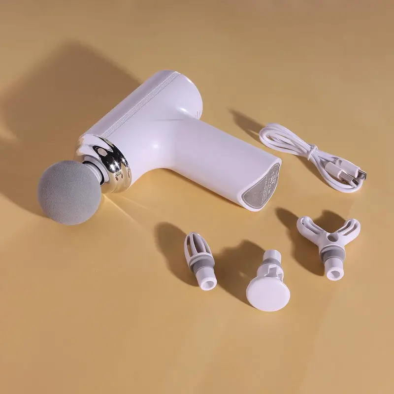 Uk-1022 Deep-Tissue Massage Gun – 6-Intensity Percussion Massager With 4 Attachments & Usb-C Charging 1