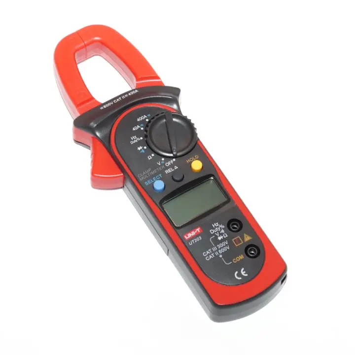 Uni-T Ut203 Clamp Meter – True Rms Digital Multimeter For Ac/Dc Voltage, Current, Resistance & Continuity Testing 1