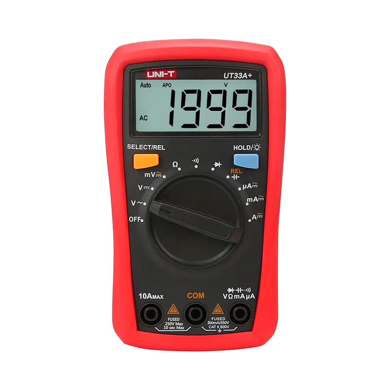 Uni-T Ut33A+ – Compact Auto-Ranging Digital Multimeter For General Electrical Testing 1