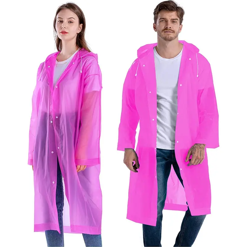 Unisex Eva Raincoat – Lightweight, Waterproof Outdoor Rainwear For Men, Women & Children 1