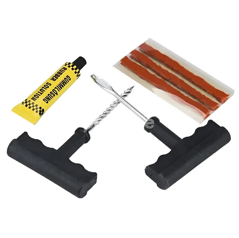 Universal Puncture Repair Kit – Compact Bike/Tyre Patching Tool With Puncher 1