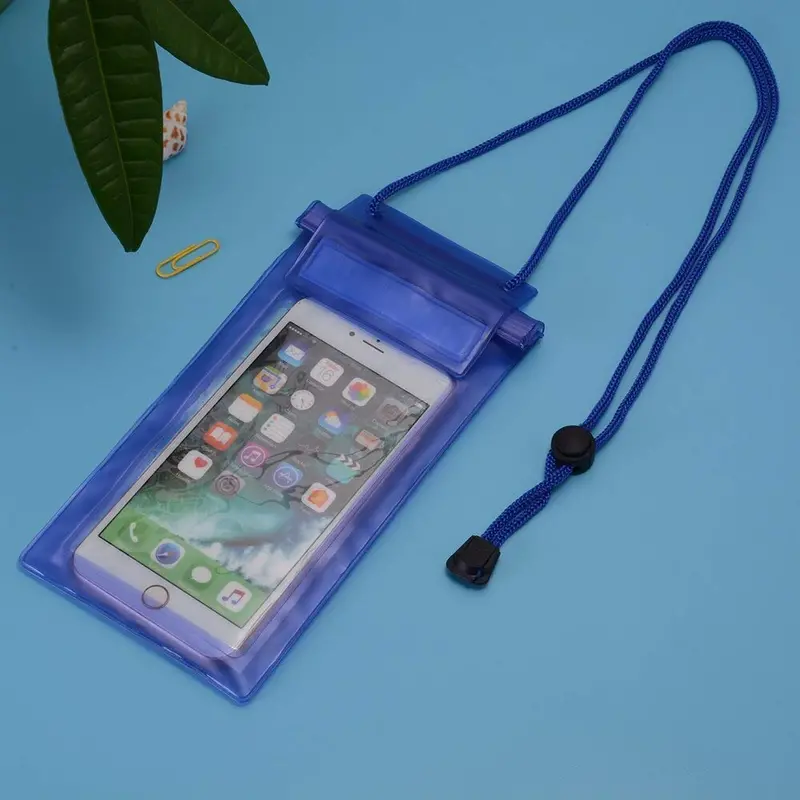 Universal Waterproof Phone Pouch – Transparent Sealable Cover For Swimming, Rain, And Wet Environments 1