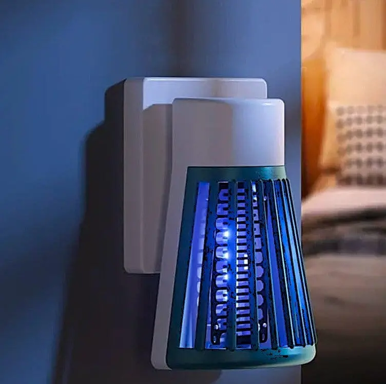 Uv Mosquito Killer Lamp – Plug-In Indoor/Outdoor Bug Zapper & Repellent With Attractant Light 1