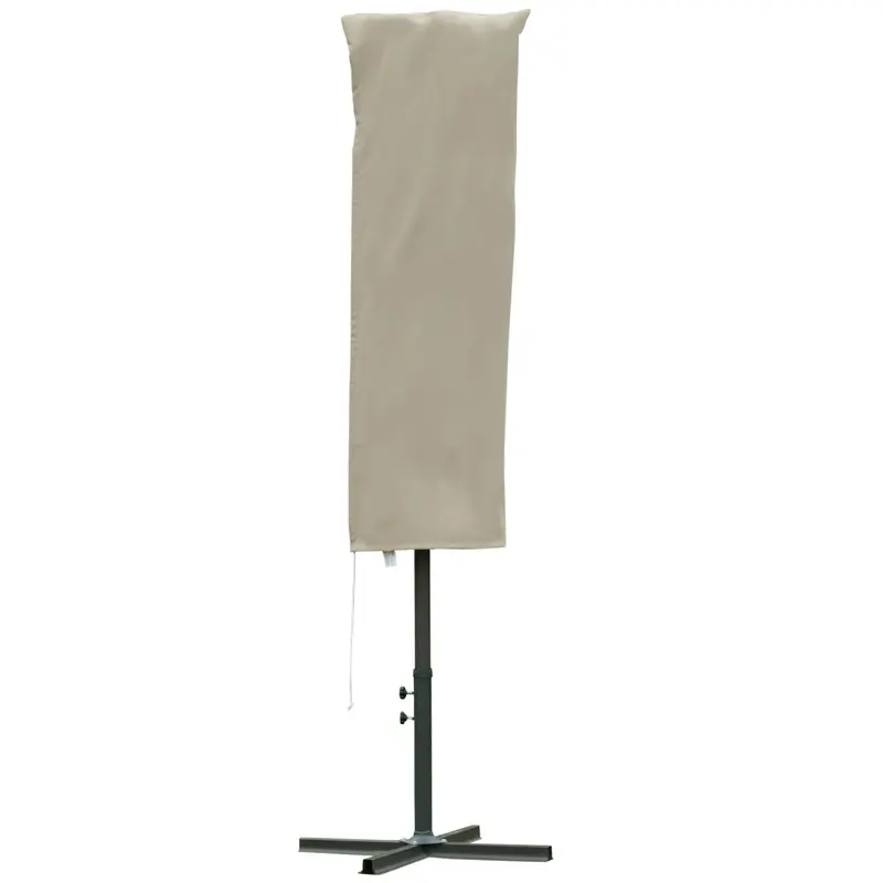 Uv-Resistant Cantilever Parasol Cover – Outdoor Sun Protection With Support Rod 1