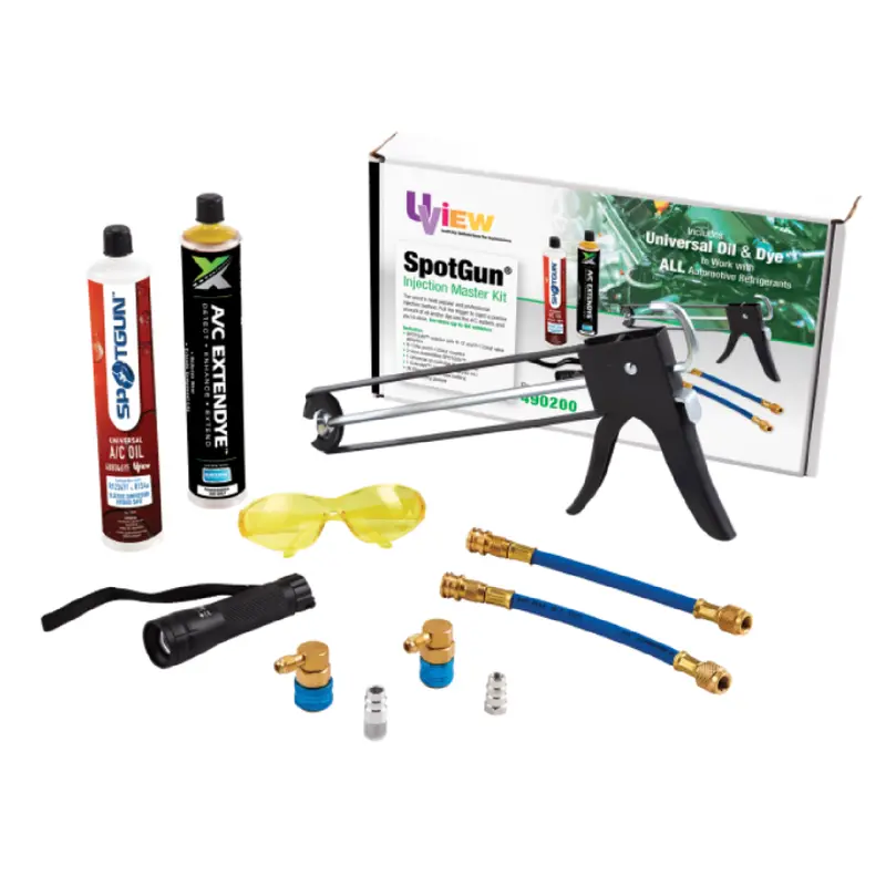 Uview Cps 490200 R134A & R1234Yf A/C Oil And Dye Injection Master Kit 1