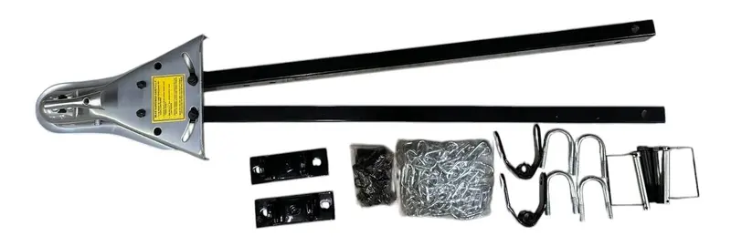 Vevor Bumper-Mount Tow Bar – 5500 Lb Capacity, Fits 2-Inch Hitch With Chains 1