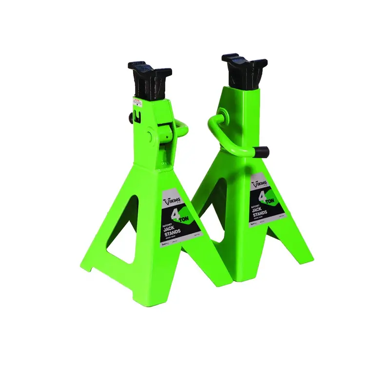 Viking 55040 4-Ton Ratcheting Jack Stand Set (Pair) 1
