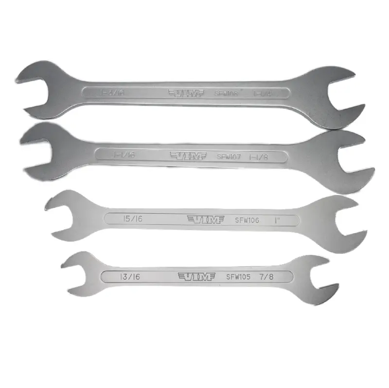 Vim Sfw200 4-Piece Sae Standard Flat Wrench Set – Large Sizes 1
