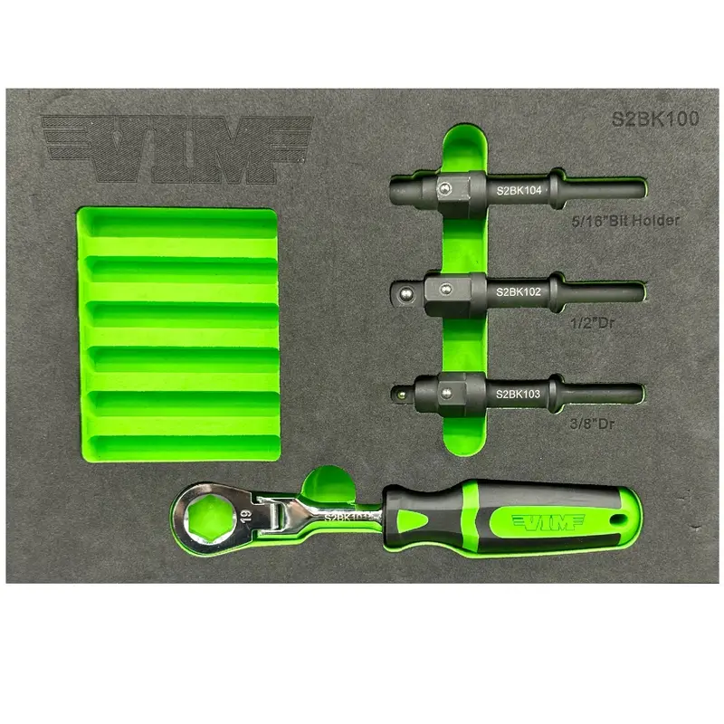 Vim Tools S2Bk100 4-Piece Shake-2-Break Pneumatic Air Hammer Kit 1